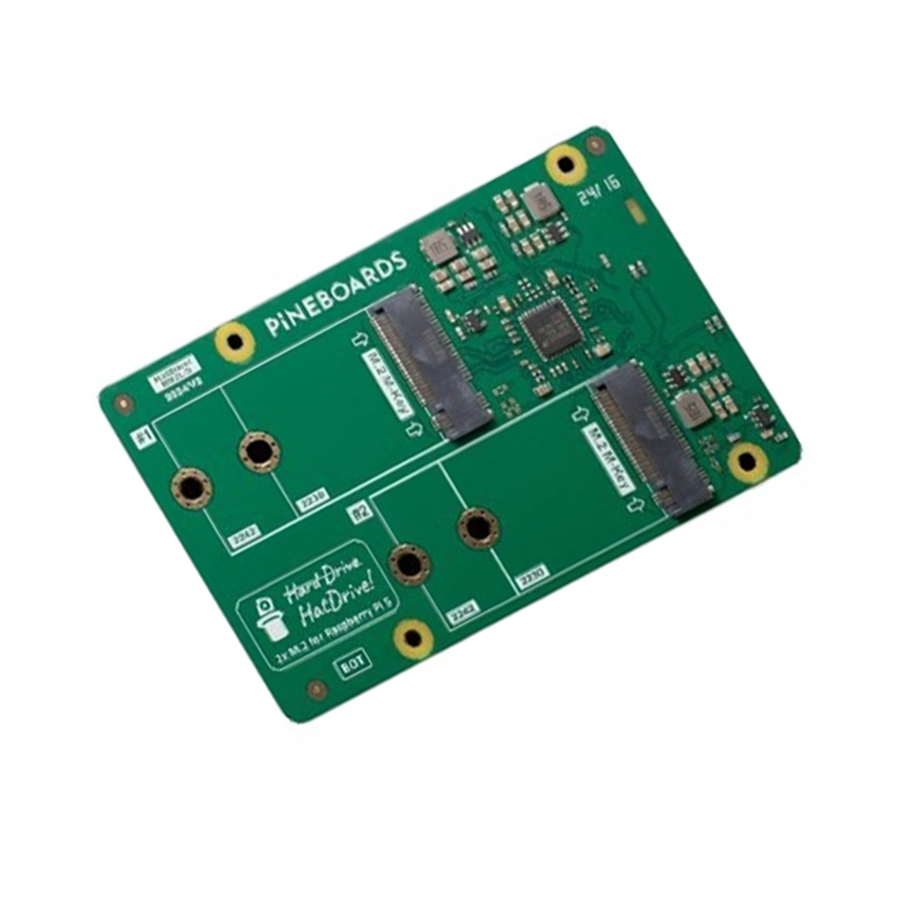 Pineboards BM2L-S HatDrive! Dual (2xNVMe 2230,2242 GEN 2) for Raspberry Pi 5-picture-19