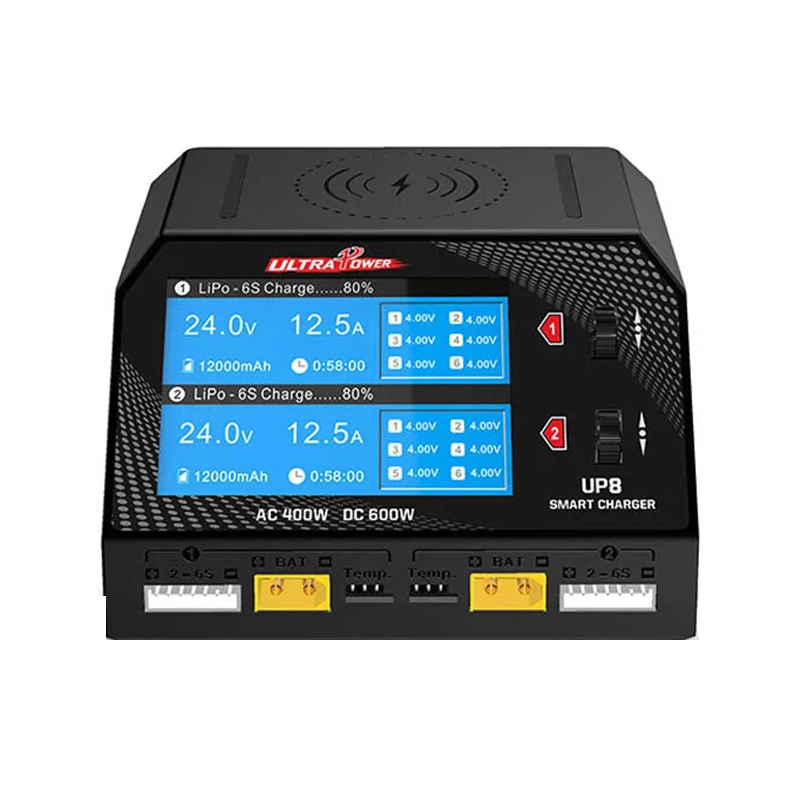 Ultra Power UP8 600W 16A Dual-Channel 1–6S LiPo/LiHV/NiMH/NiCd/Pb Multi-Chemistry Battery Charger-image-46
