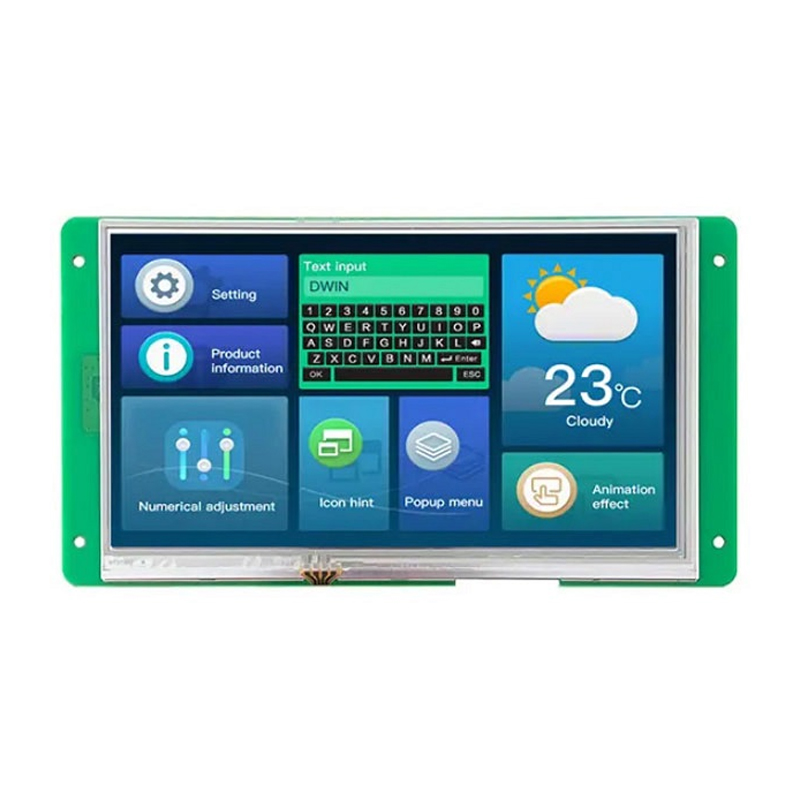 DWIN DMG80480T070_09WTR 7.0inch 800x480 IPS UART TTL/RS232x2 LCD Display Resistive Touch-image-29