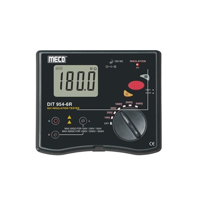 MECO DIT 954-6R 5kV - 200GOhms Digital Insulation Tester with 6 Ranges-picture-10