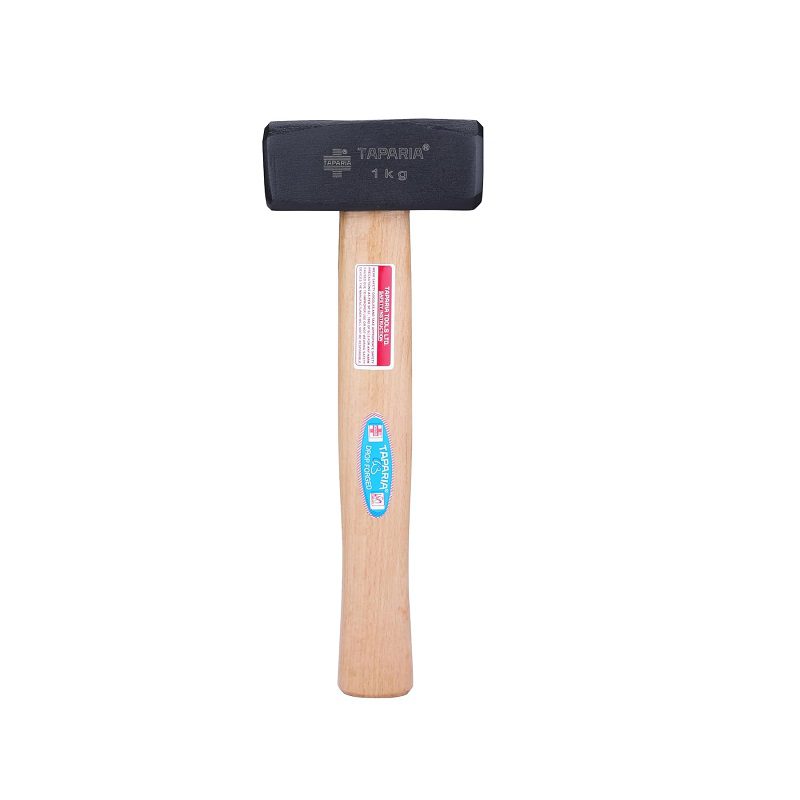Taparia GH 1000 Steel Club Hammer with Handle (Beige and Black) (1000g)-image-15