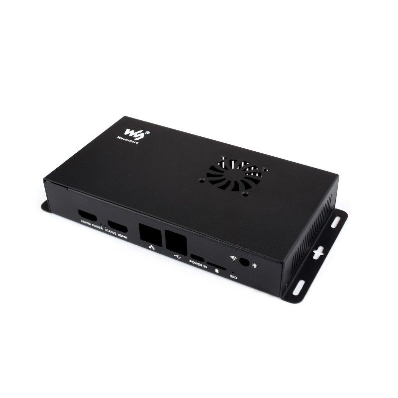 Waveshare Metal Case Designed For Raspberry Pi Official Compute Module 5 IO Board, Comes With Cooling Fan-picture-19