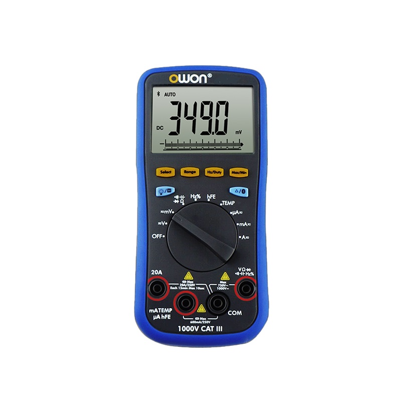 OWON D35T Digital Multimeter - 1000VDC/ 750VAC ; 20A AC/DC-image-4