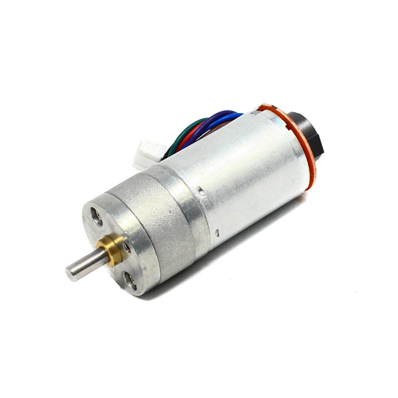 TT Motor - N25 12V 75RPM Metal Gear Motor With Encoder D Type Shaft-image-24