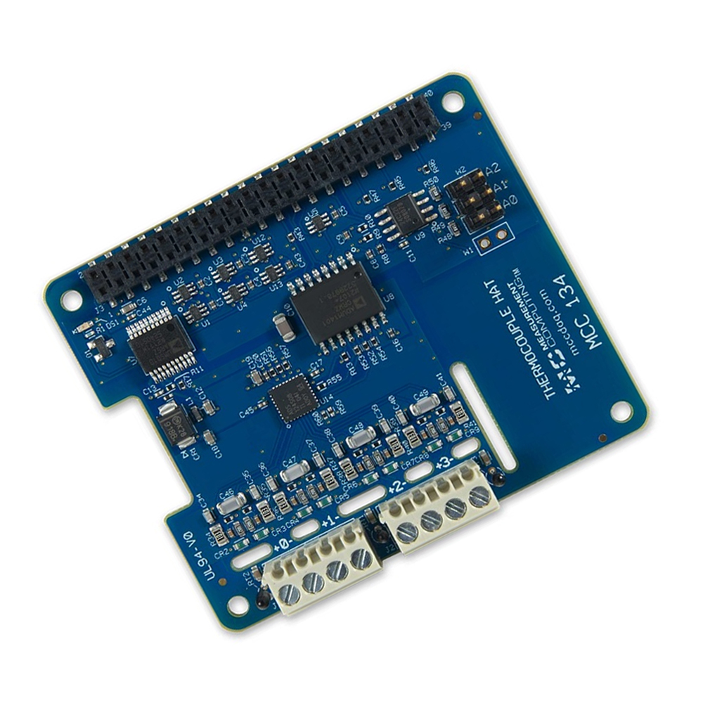 Digilent MCC 134: Thermocouple Measurement DAQ HAT for Raspberry Pi-picture-19