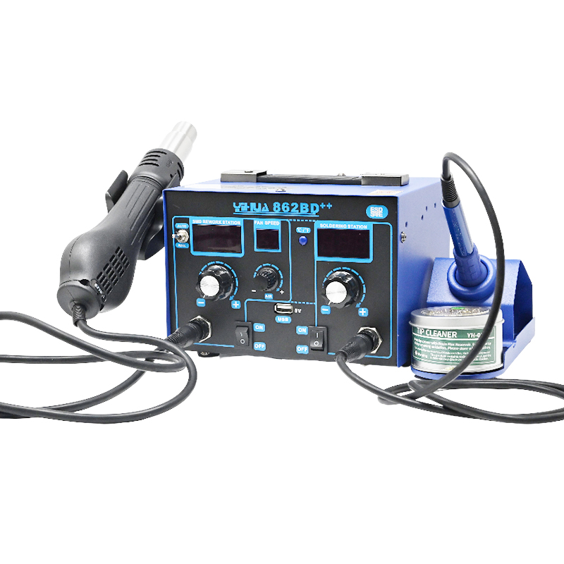 YIHUA 862BD++ 2in1 Soldering Station Soldering Iron 60W, USB Port-image-44