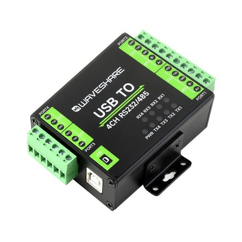Waveshare Industrial Isolated USB To RS232/485 Converter, Original FT4232HL Chip, Supports USB To 2-Ch RS232 + 2-Ch RS232/485-image-19