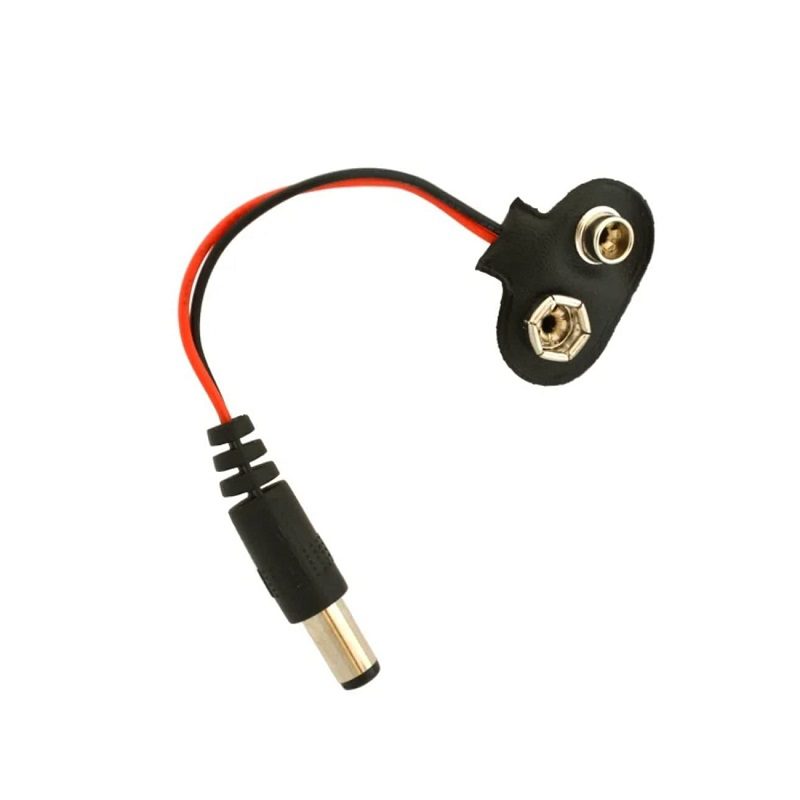 9v Battery Connector + DC Jack(Battery Connector Cap) 10pcs Pack-image-2