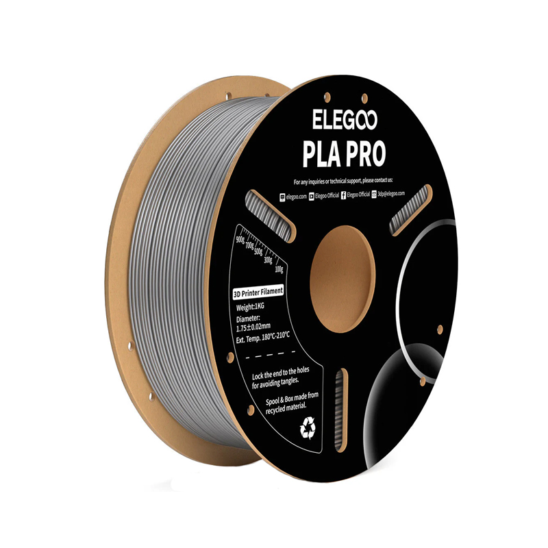 ELEGOO PLA Pro filament 1kg spool Silver-image-37