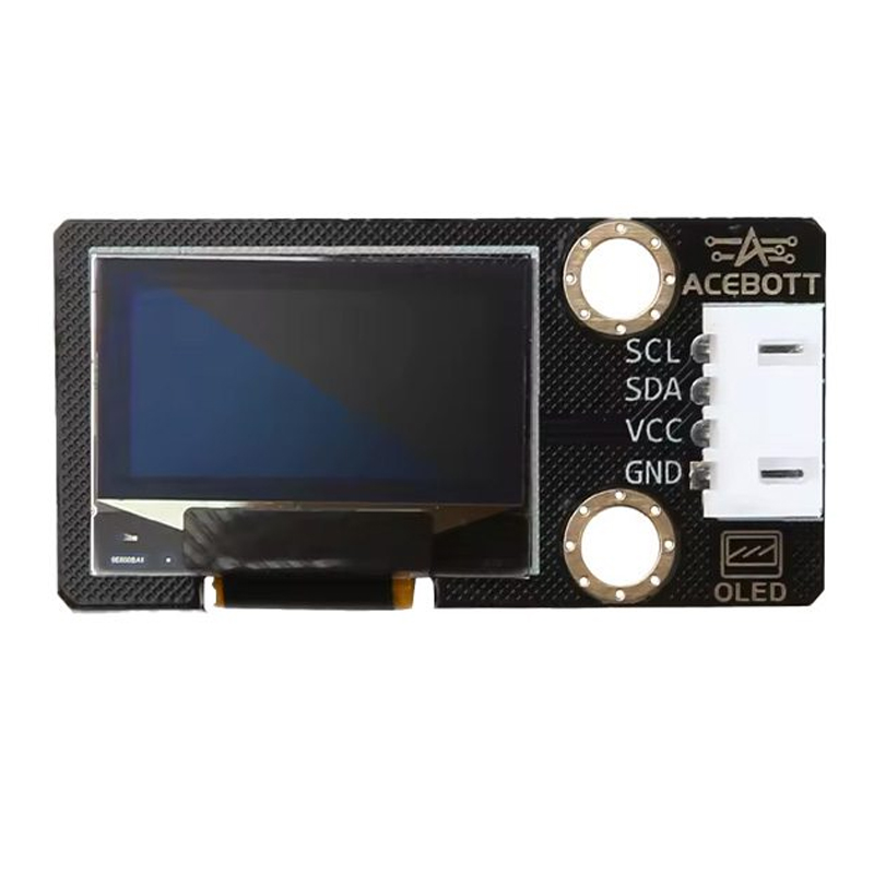 ACEBOTT 0.96 Inch OLED LCD Module White Backlight 128X64 Easy-Plug Compatible with ESP32/Arduino-image-32