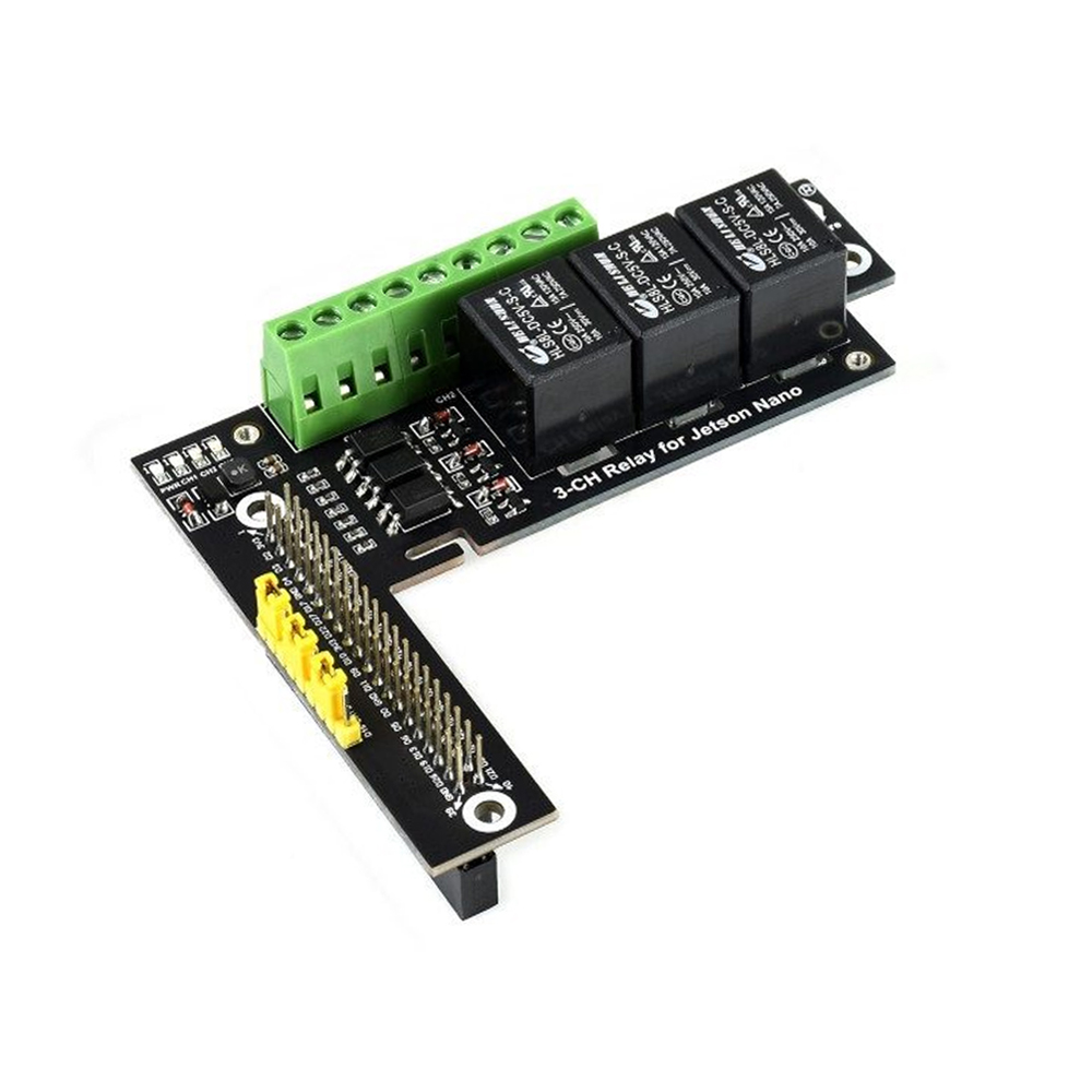 Waveshare Quality 3-Ch Relay Expansion Board Designed For Jetson Nano, Optocoupler Isolation-image-30