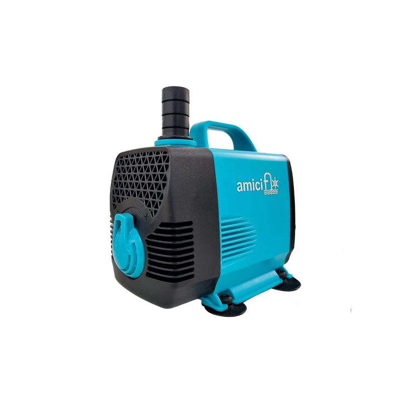 amiciTools 55W Submersible Water Pump, Pure Copper Winding Motor with Adjustable Flow Rate 2* Nozzles 2m Long Power Cord for DIY Fountains Aquarium (1500LPH, 3.5m)-image-30