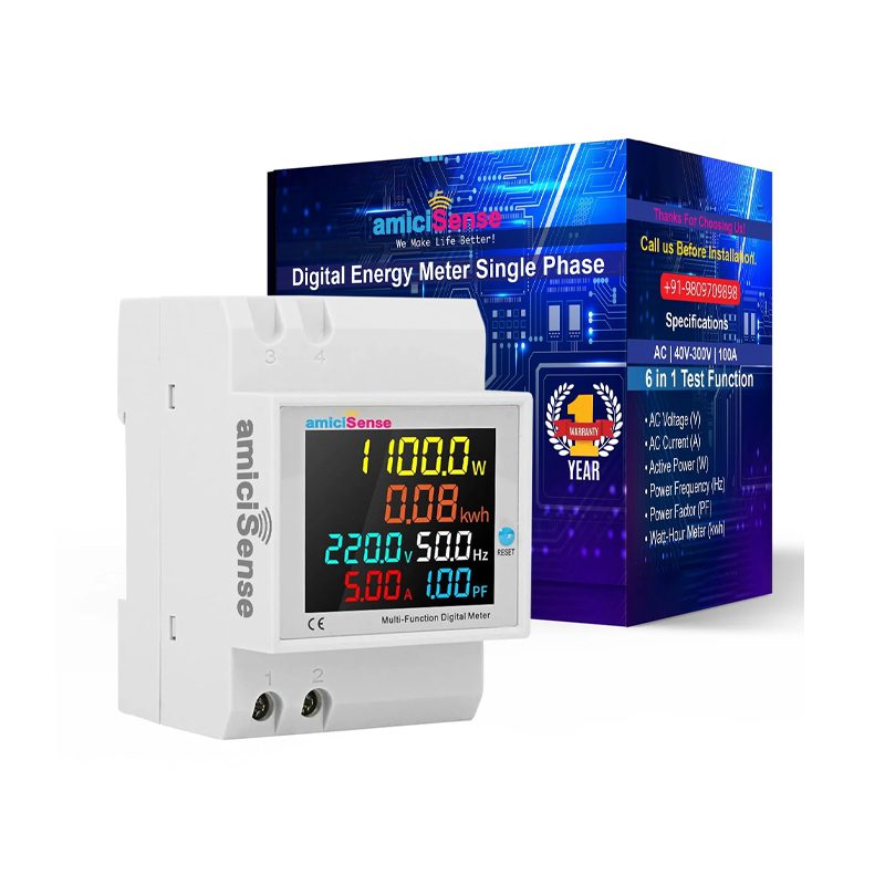 amiciSense 6 in 1 AC 40-300V 100A Digital Energy Meter-picture-24