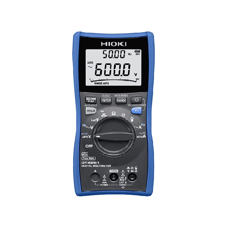 Hioki DT4261 Professional TRMS Digital Multimeter with Terminal Blocking ; 1000 A AC/DC, 600 V AC/DC-picture-32