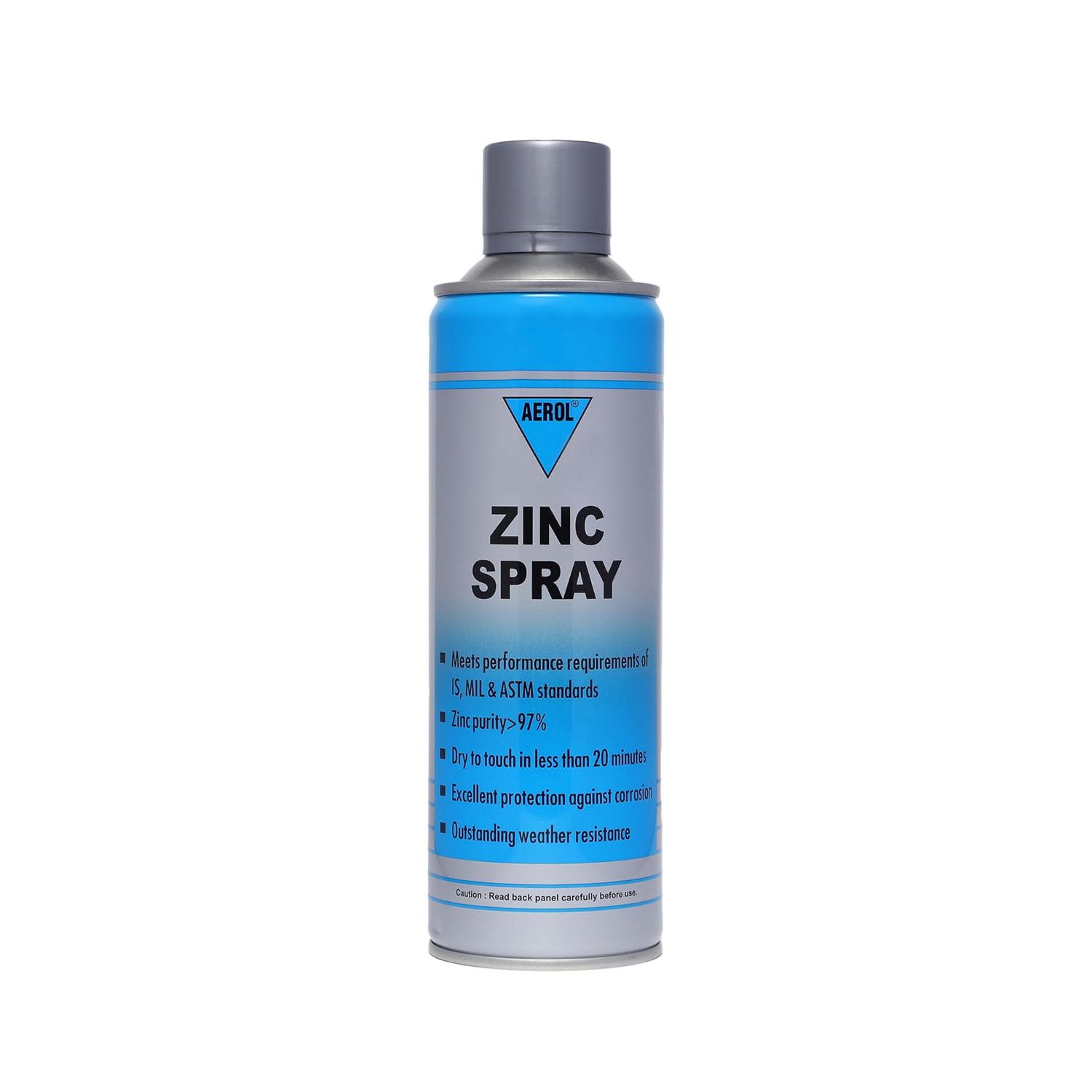 Aerol Zinc Rich Cold Galvanizing Spray (Bright Silver Coating), Grade 3060 (350g/493 ml)-picture-18