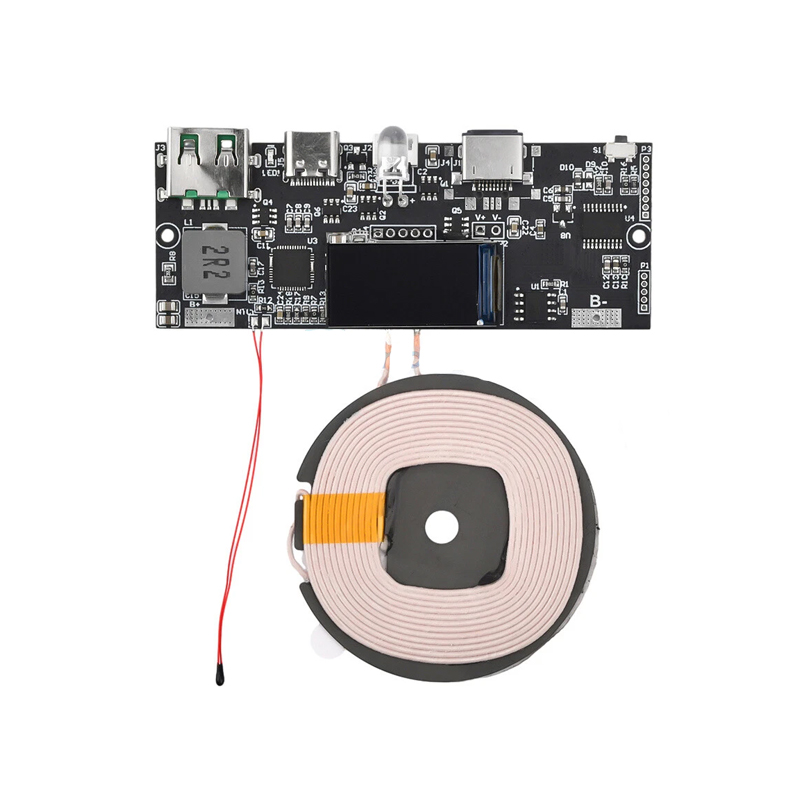 QC4.0 QC3.0 LED Color Display USB PD Fast Charge 22.5W With Wireless-picture-14