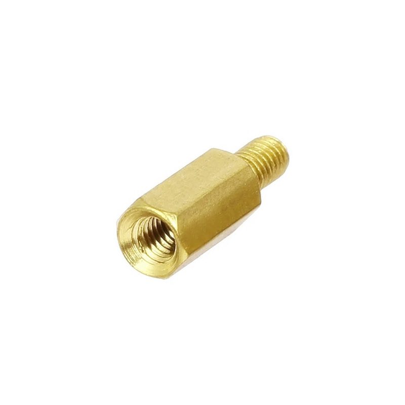 M3x10mm Male-Female Brass Hex Threaded Pillar Standoff Spacer (24Pcs)-picture-28