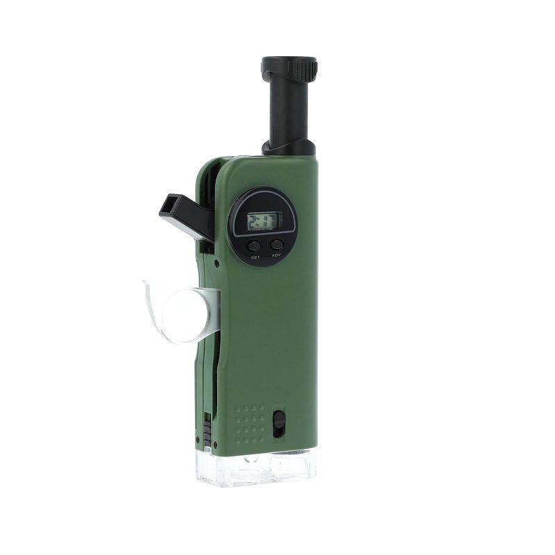 Carson CP-11 X-Scope Kids 7 Function Multi-Purpose Optical Pocket Tool with 30x Microscope, 8X Telescope, 9X Fold-Out Magnifier-picture-28
