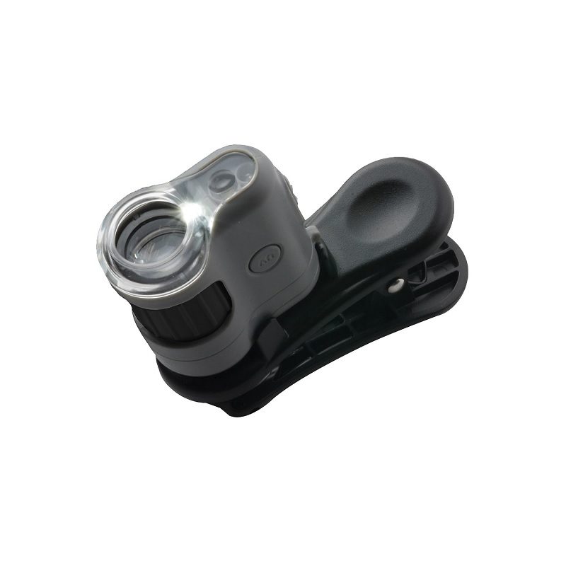 Carson MM-380 MicroMini 20x LED Lighted Pocket Microscope with Built-in LED and UV Flashlight and Universal Smartphone Digi scoping Adapter Clip-image-36