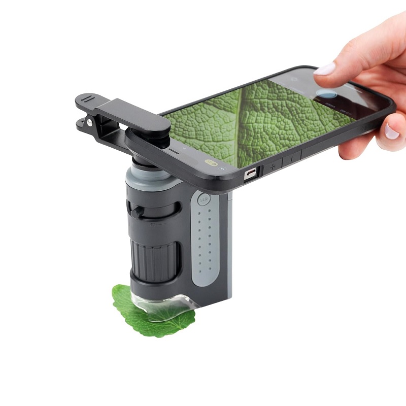 Carson MM-350 MicroBrite Pro 60x-120x LED Lighted Pocket Microscope with Aspheric Lens System and Smartphone Digi scoping Clip-picture-27