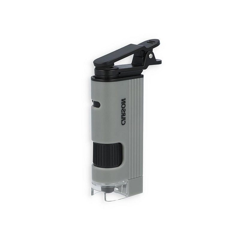 Carson MP-400 MicroPic 120x-240x Magnification, High-Resolution LED Pocket Microscope with Smartphone Adapter Clip for Digiscoping, Educational STEM Tool-picture-12