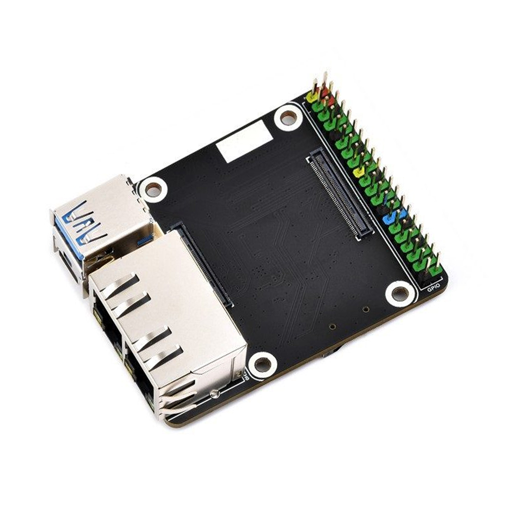 Waveshare Mini Dual Gigabit Ethernet Base Board Designed for All Variants of Raspberry Pi Compute Module 5 (NOT Included)-picture-32