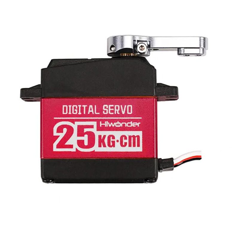 Hiwonder HPS-2518 25KG High Torque Digital Servo Full Metal Gear Supports Robotic Arm/RC Car/Single Shaft-image-39