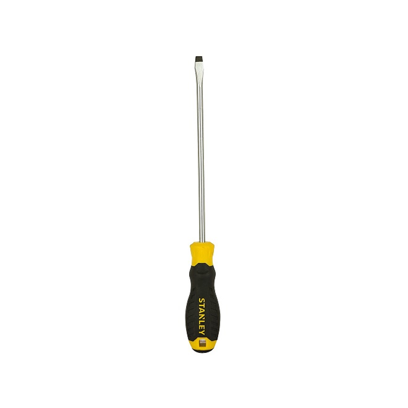 STANLEY STMT60832-8 Cushion Grip Slotted Standard Screwdriver, 8 mm x 200 mm, Black & Yellow-picture-17