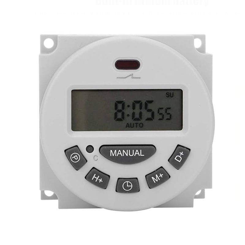 L701 Microcomputer AC/DC 24V Opeated, AC 250V Programmable Electronic Timer Switch with LCD Digital Display-picture-10