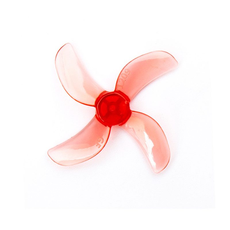 Pro-Range Propellers 1209 31mm PC 4 Blade 0.8mm Propellers 4CW+4CCW- Clear Red-image-38
