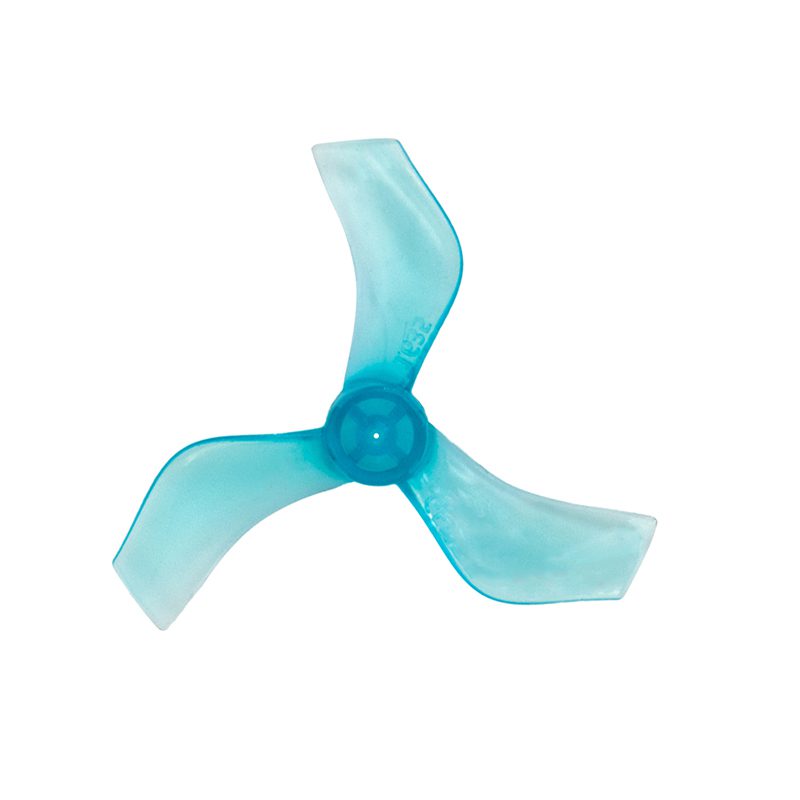 Pro-Range Propellers 40mm 1635 PC 3 Blade 1mm Propellers 4CW+4CCW- Clear Blue (Single Hole)-image-25