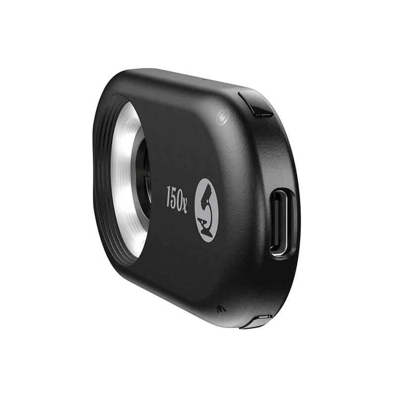 APEXEL APL-MS150 Mobile Holder Clip 150x Magnification Microscope with CPL Filter-picture-25