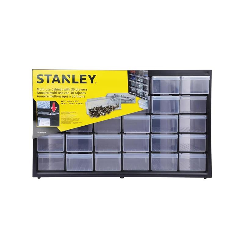 STANLEY 1-93-980 30-Compartment Heavy-Duty Portable Plastic Multi-Purpose Storage Box For Easy & Convenient Storage, 6 Kg Load Capacity-image-16