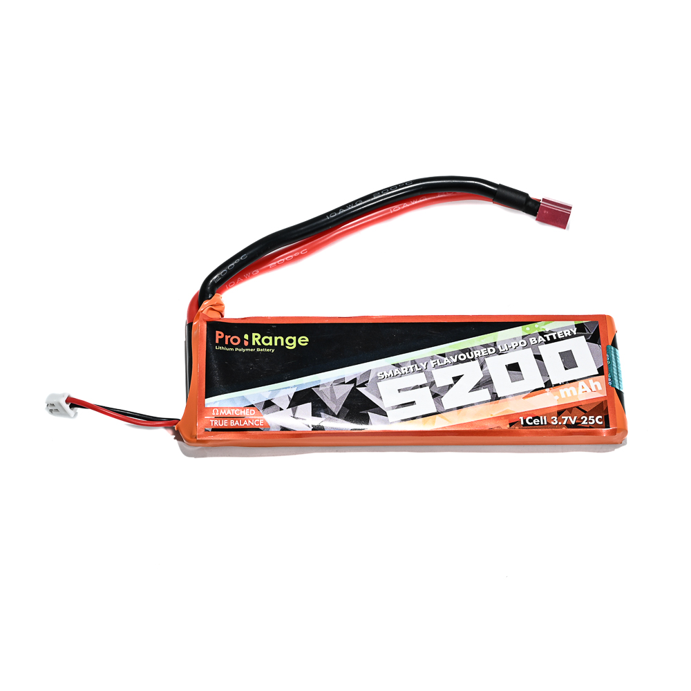 Pro- Range 3.7V 5200mAh 25C 1S Lithium Polymer Battery Pack-picture-21