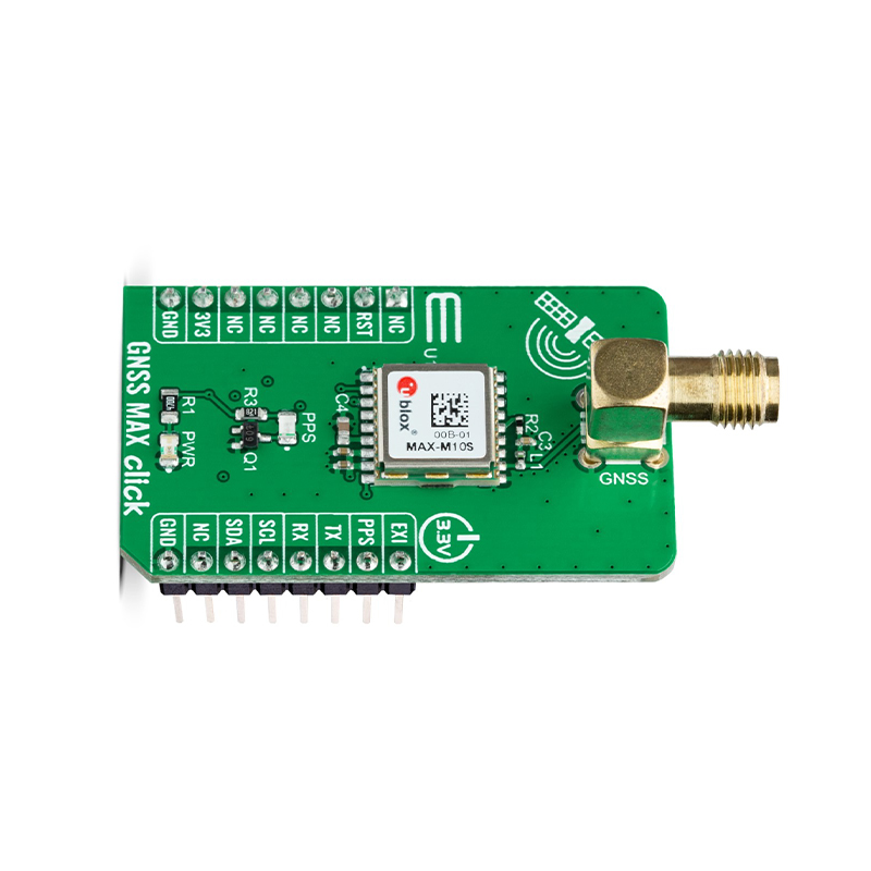 MIKROE GNSS MAX CLICK (MIKROE-4643) – u-blox MAX-M10S GNSS GPS Receiver Board, UART & I²C-image-37