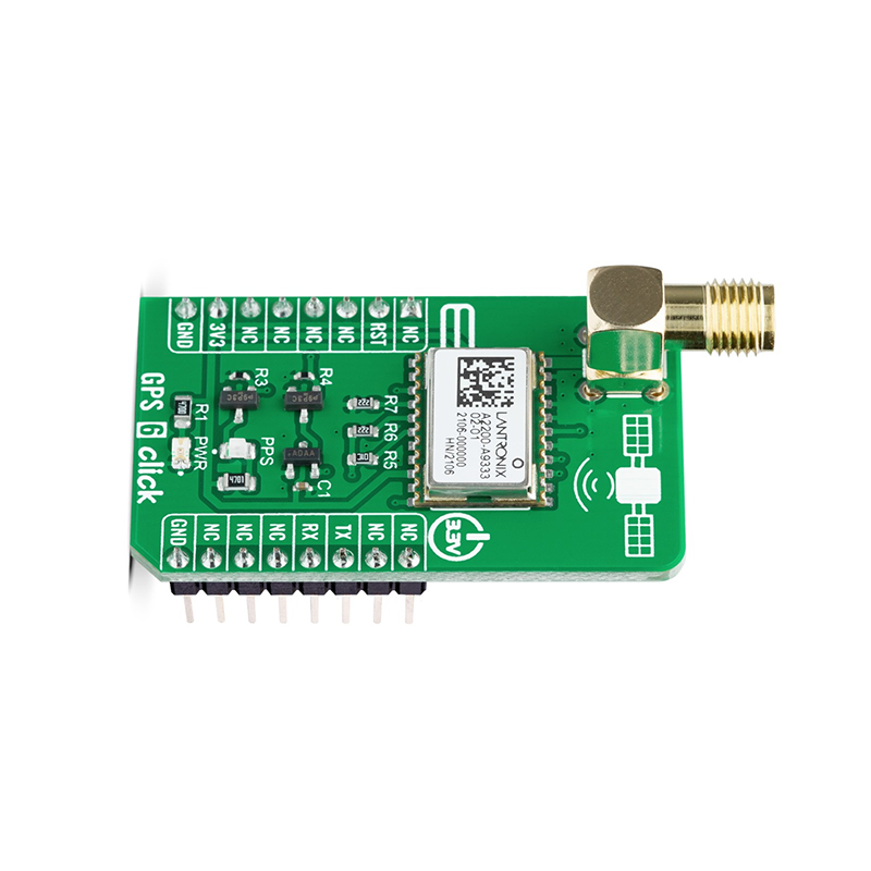 MIKROE GPS 6 Click (MIKROE-5115) – A2200-A GPS Receiver Board, UART Interface, 1.575 MHz L1 GPS, mikroBUS-picture-27
