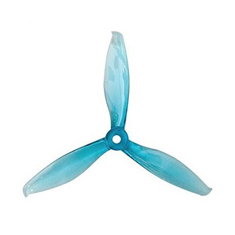Orange HD 5149(5.1X4.9) Tri-Blade Flash Propellers 2CW+2CCW 2 Pair-Transparent Blue-image-48