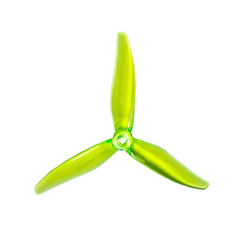 Pro-Range Propellers Hurricane MCK ReV3 51366-3 PC Durable Tri-Blade FPV Drone Propeller - Radioactive Yellow - (2CCW+2CW)-picture-19
