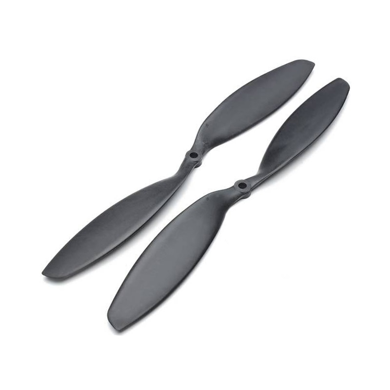 Pro-Range Propellers 1238(12X3.8) Carbon Nylon Black 1CW+1CCW-1pair-image-6