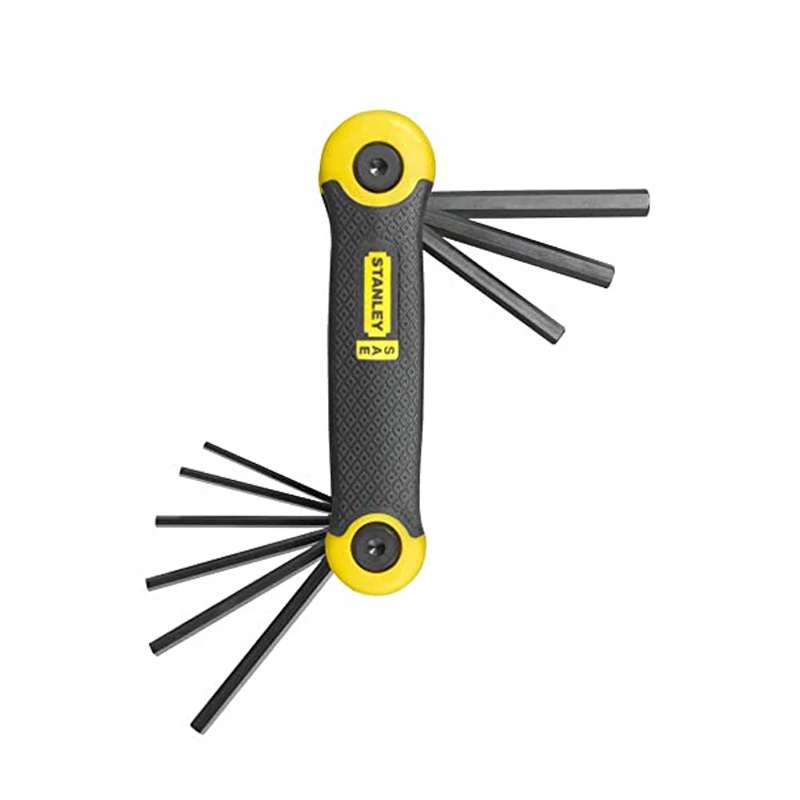 STANLEY 2-69-265 9 PIECE SAE FOLDING HEX KEY SET-image-3