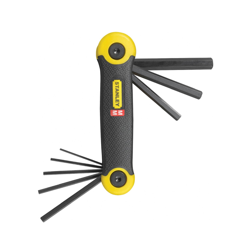 Stanley 2-69-264 8-Piece Folding Hex Key Set – Compact Allen Key Tool for DIY & Repair-image-2