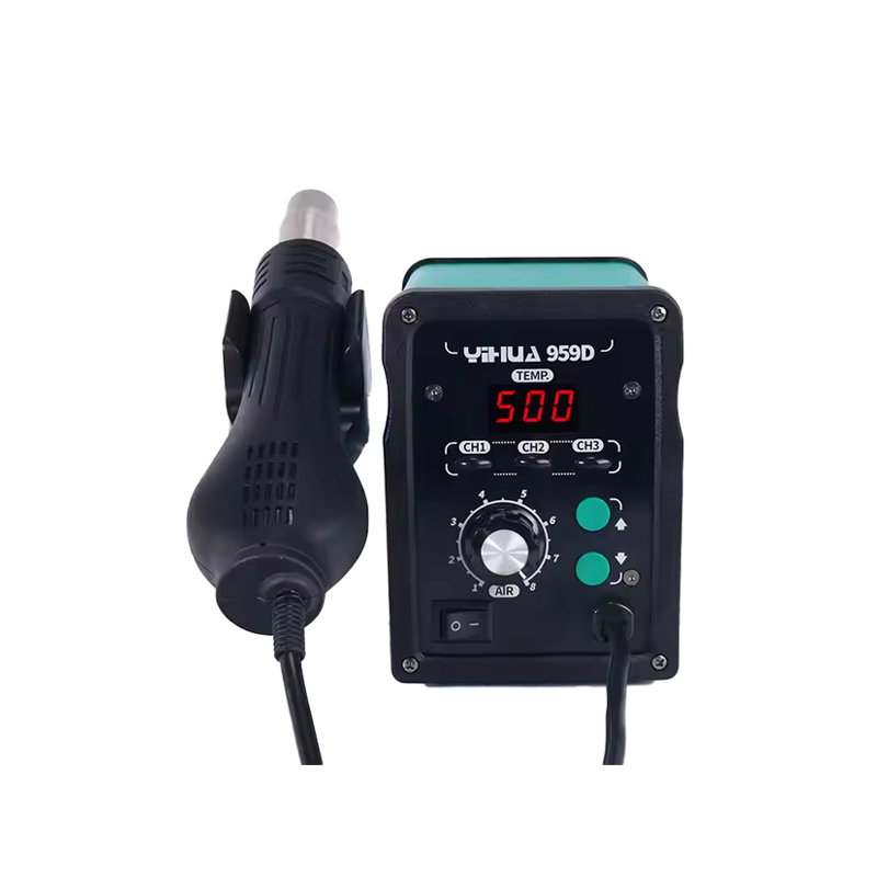 YIHUA 959D Professional Three Channels Memories Hot Air Station-image-11