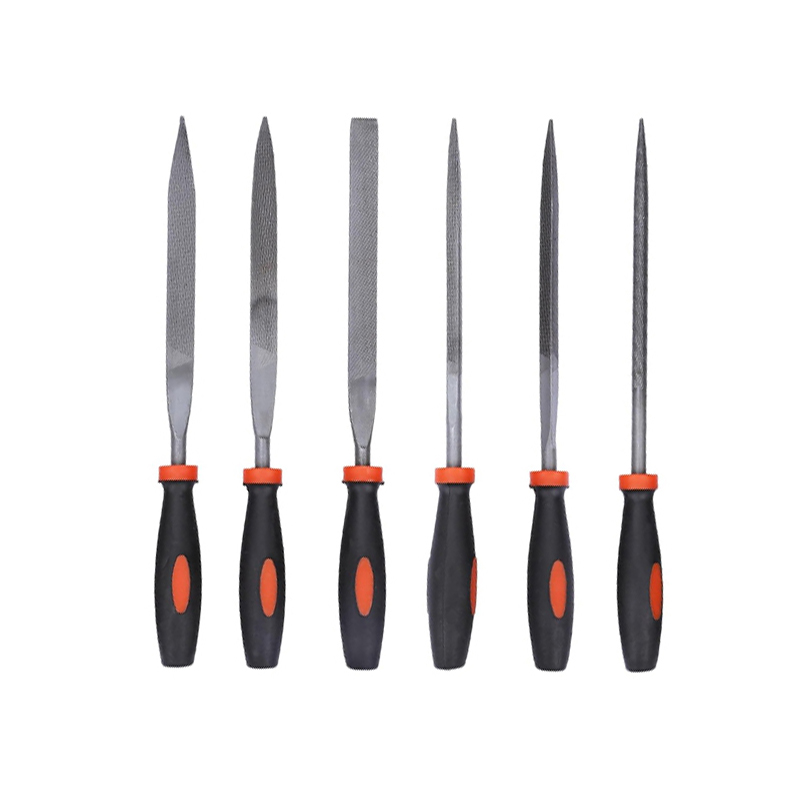 STANLEY BLACK+DECKER BDHT22148 174mm 6-Piece Steel Needle File Set for Smoothening Out Surfaces Ideal for Wood, Metal, Plastic ORANGE-BLACK-image-45
