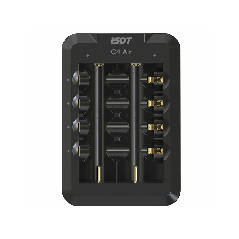 ISDT C4 Air Quick Battery Charger, 6 Slots USB C Household Charger with Bluetooth APP Connection Function-image-4