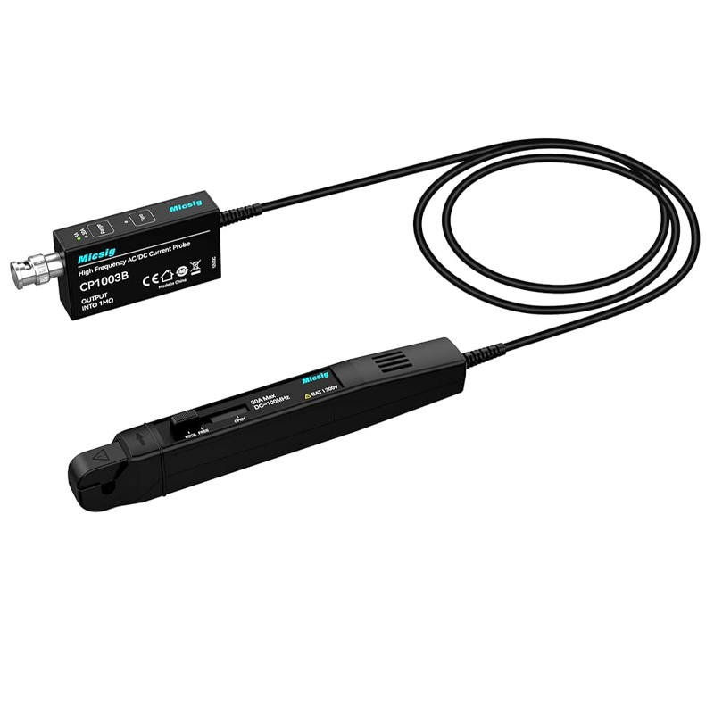 MICSIG CP1003B AC/DC Current Probe 100 MHz Bandwidth, 5 Arms/30 Arms Dual Range, BNC-image-19