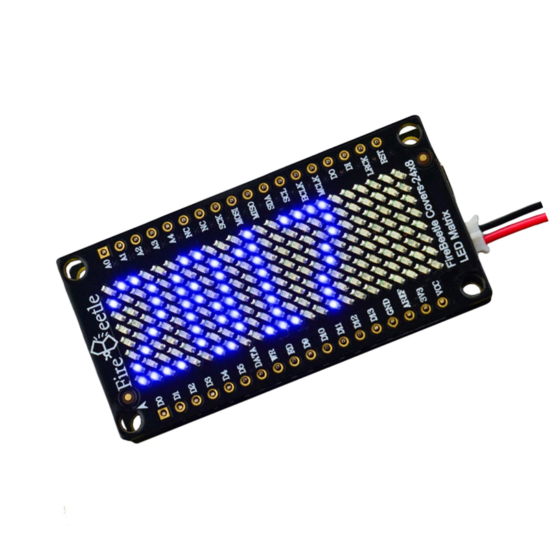 DFRobot 24×8 LED Matrix (Blue) - FireBeetle Covers-picture-27