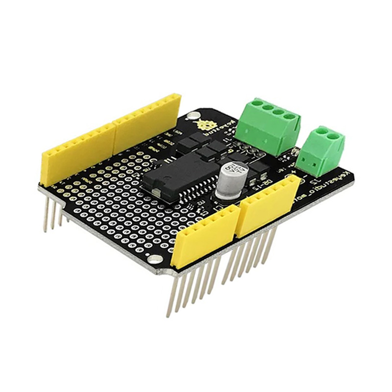 Keyestudio L298P Shield/2A High Current Dual Motor Drive Module for Arduino-image-27