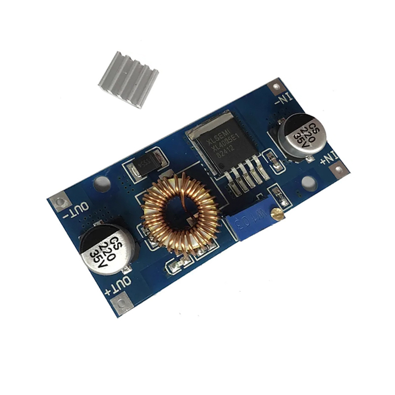 XL4015 5A DC-DC Step Down Adjustable Power Supply Buck Module LED with Heatsink (Horizontal inductor)-picture-11