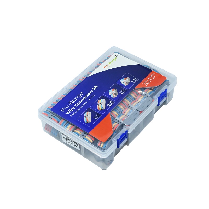 Pro-Range 75pcs Quick Wire Terminal Connector Kit Universal Push-to-Connect Quick Splitter(Professional Pack)-picture-15