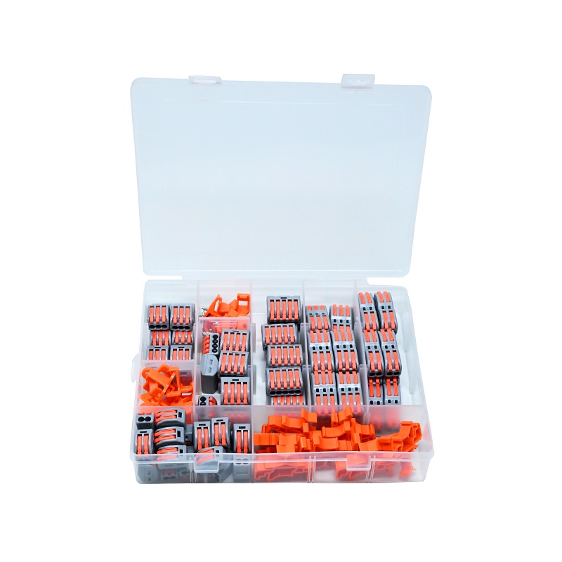 Electrical Lever Wire Connector Kit – 70 Pcs (Multi‑Port Terminal Blocks)-image-44